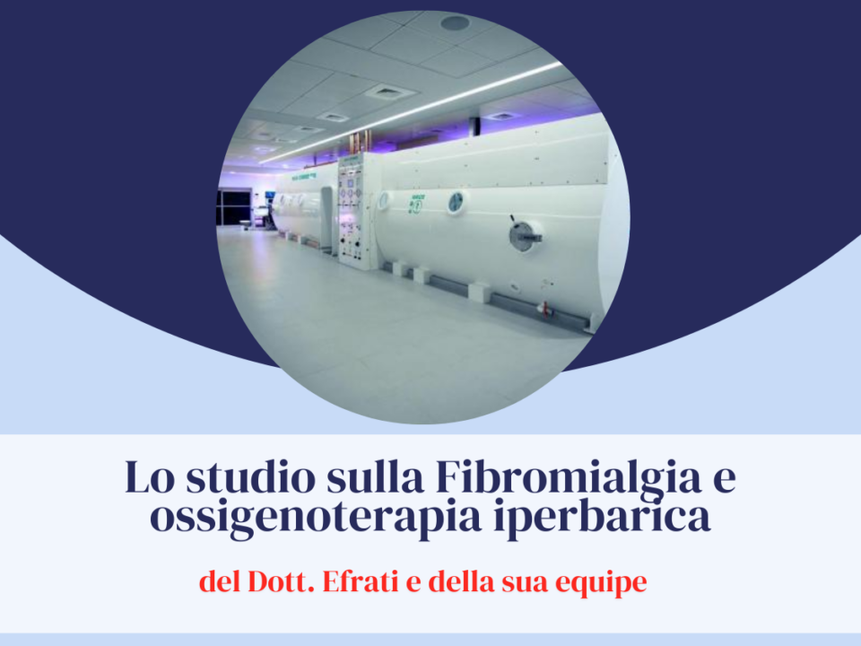 Lo studio sulla Fibromialgia e ossigenoterapia iperbarica